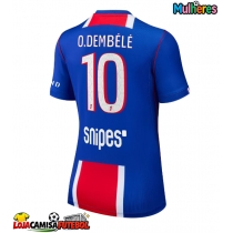 Camisa de Futebol Paris Saint-Germain Ousmane Dembele #10 Equipamento Principal Mulheres 2026-27 Manga Curta